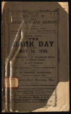 The dark day May 19 1780