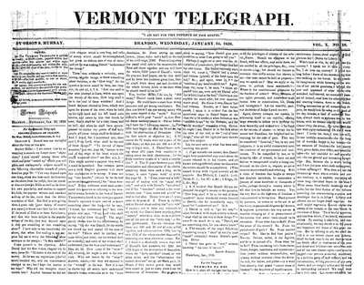 Vermont Telegraph | January 24, 1838