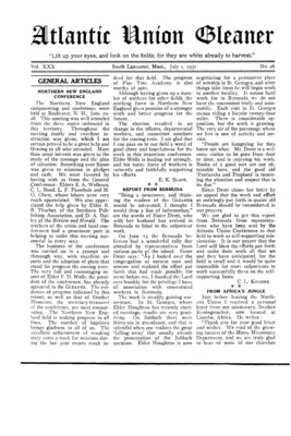 Atlantic Union Gleaner | July 1, 1931
