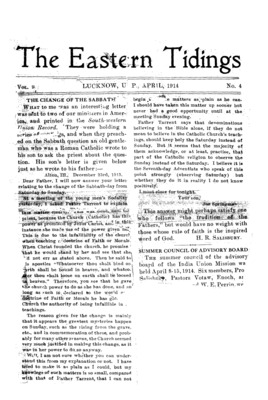 The Eastern Tidings | April 15, 1914