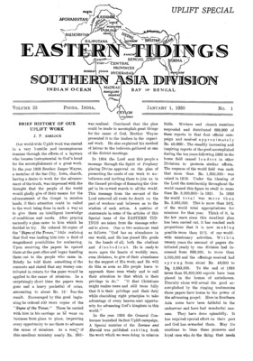 Eastern Tidings | January 1, 1930