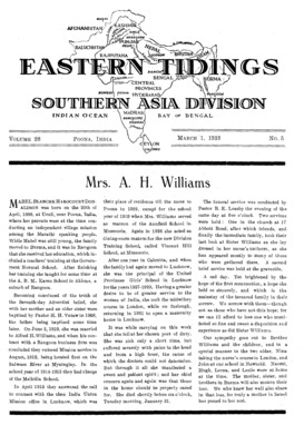 Eastern Tidings | March 1, 1933