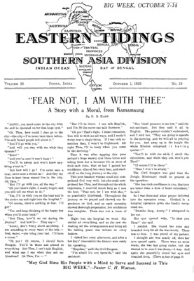 Eastern Tidings | October 1, 1933