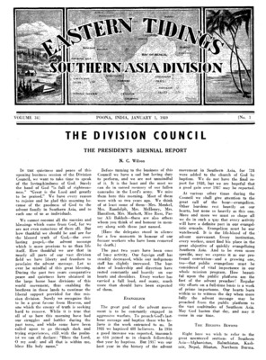 Eastern Tidings | January 1, 1939