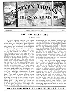 Eastern Tidings | April 1, 1939
