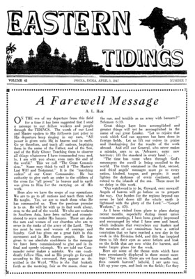Eastern Tidings | April 1, 1947