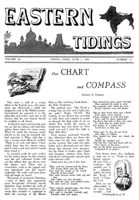 Eastern Tidings | June 1, 1953