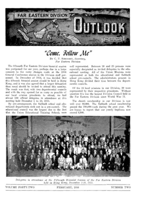 Far Eastern Division Outlook | February 1, 1956