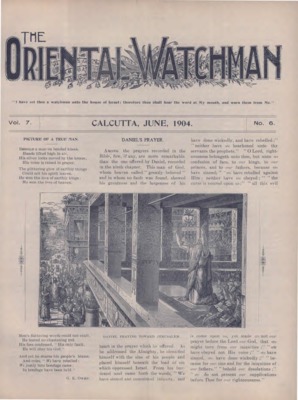 The Oriental Watchman | June 1, 1904