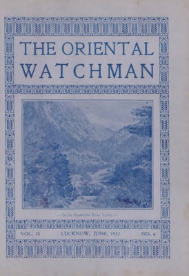 The Oriental Watchman | June 1, 1912