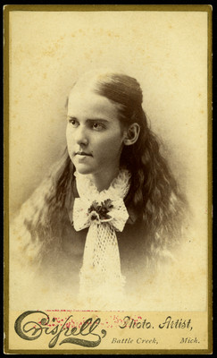 Mary F. Andrews from the left