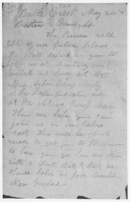 James White to Dudley Canright, May 24, 1881