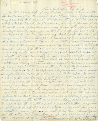 Charles L. Fitch to Zerviah Fitch - Apr. 8, 1841