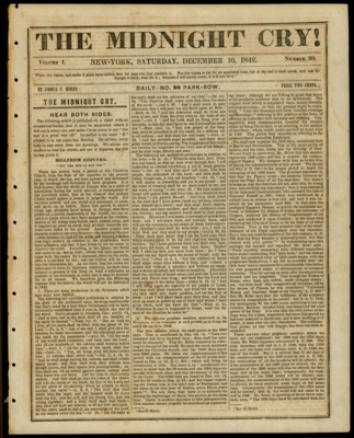 The Midnight Cry! | December 10, 1842