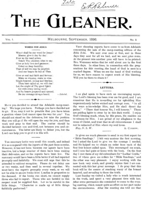 The Gleaner | September 1, 1896