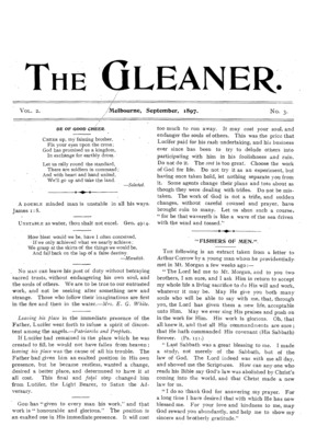 The Gleaner | September 1, 1897