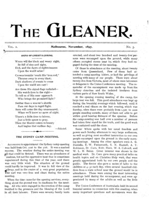 The Gleaner | November 1, 1897