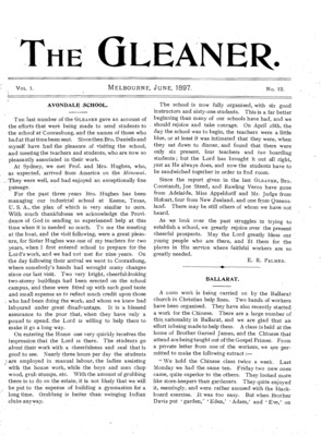The Gleaner | June 1, 1897