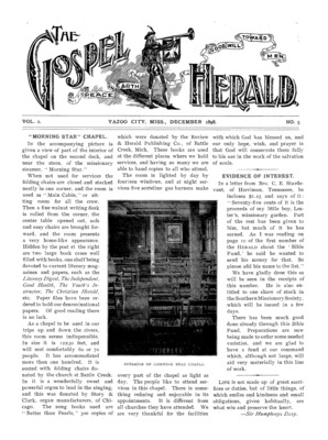 The Gospel Herald | December 1, 1898
