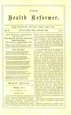 The Health Reformer | January 1, 1869