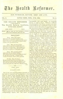 The Health Reformer | June 1, 1873