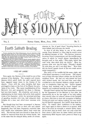The Home Missionary | July 1, 1889