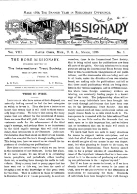 The Home Missionary | March 1, 1896