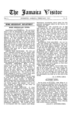 The Jamaica Visitor | February 1, 1927