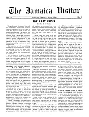 The Jamaica Visitor | April 1, 1936