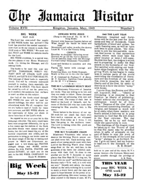 The Jamaica Visitor | May 1, 1943