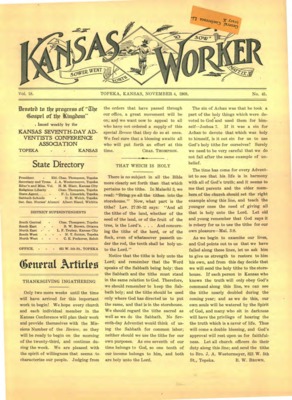 The Kansas Worker | November 4, 1908