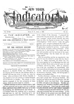 The Indicator | April 1, 1908