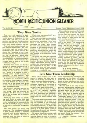 North Pacific Union Gleaner | June 1, 1953
