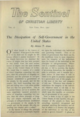 The Sentinel of Christian Liberty | May 1, 1902