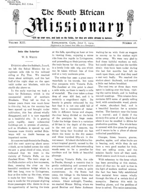 South African Missionary | July 6, 1914