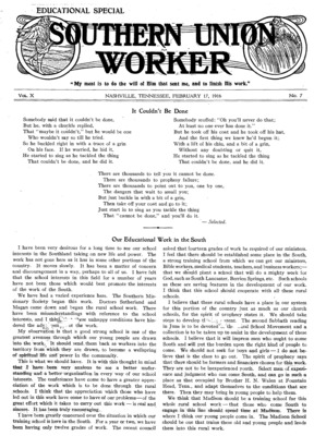 Southern Union Worker | February 17, 1916