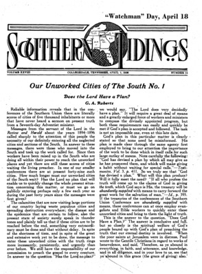 Southern Tidings | April 1, 1936