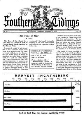 Southern Tidings | November 1, 1939
