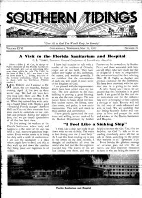 Southern Tidings | May 21, 1952