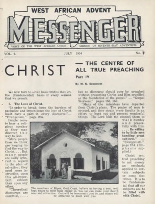 The West African Advent Messenger | July 1, 1954