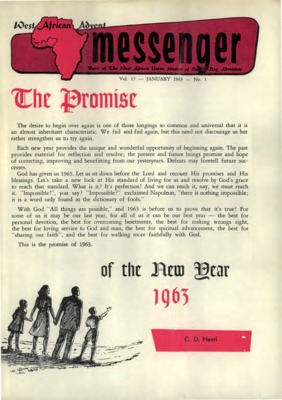 The West African Advent Messenger | January 1, 1963