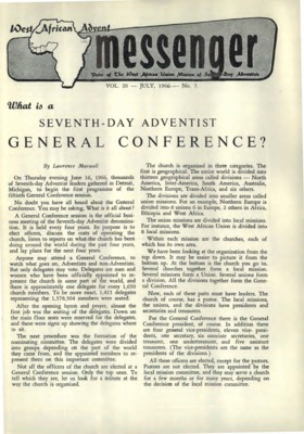The West African Advent Messenger | July 1, 1966
