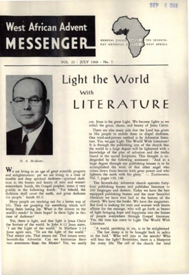 The West African Advent Messenger | July 1, 1968