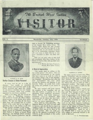 British West Indies Union Visitor | July 1, 1953