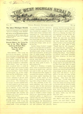The West Michigan Herald | November 21, 1906