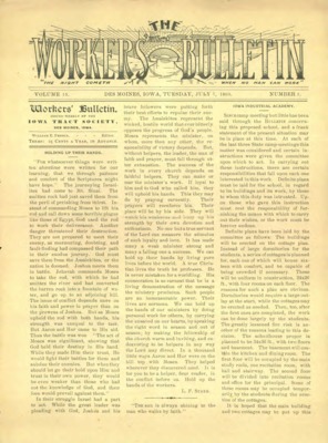 The Worker's Bulletin | July 7, 1903