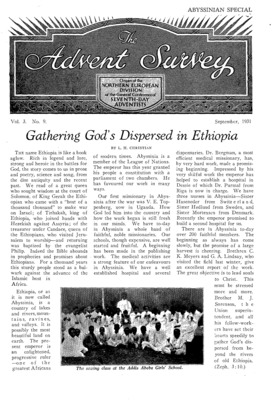 The Advent Survey | September 1, 1931