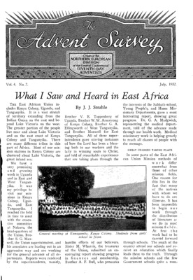 The Advent Survey | July 1, 1932