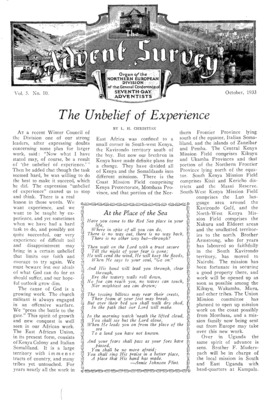 The Advent Survey | October 1, 1933