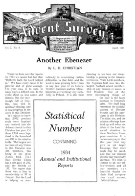 The Advent Survey | April 1, 1935